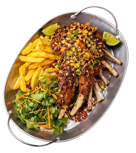 BBQ Fried Lamb Ribs